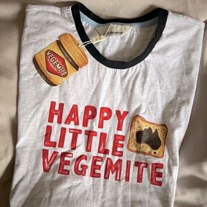 Peter Alexander 🐕 Happy Little Vegemite Tee NWT